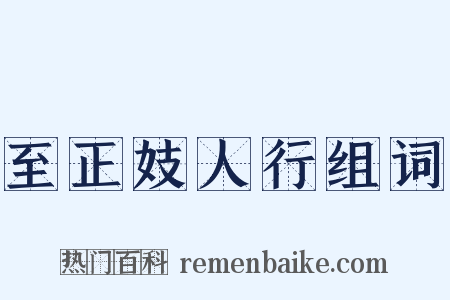 至正妓人行组词是什么意思的图片